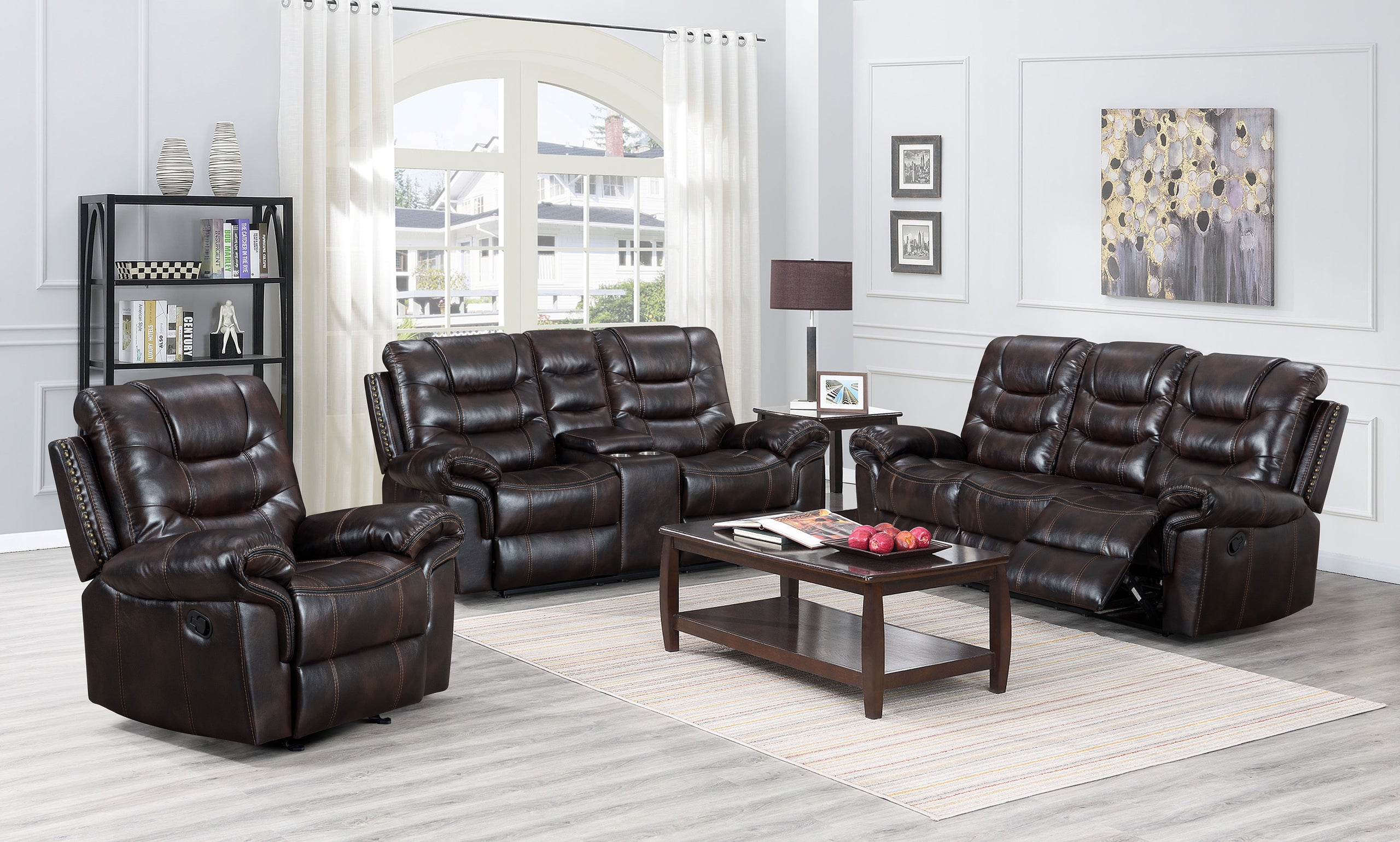 reclining living room set discount